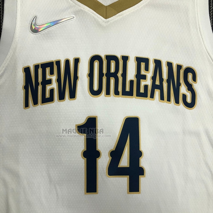 Maglia
 Brandon Ingram NO 14 New Orleans Pelicans Association Bianco
